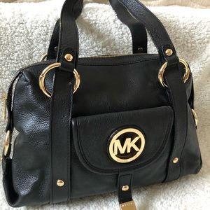 Black Leather Michael Kors bag